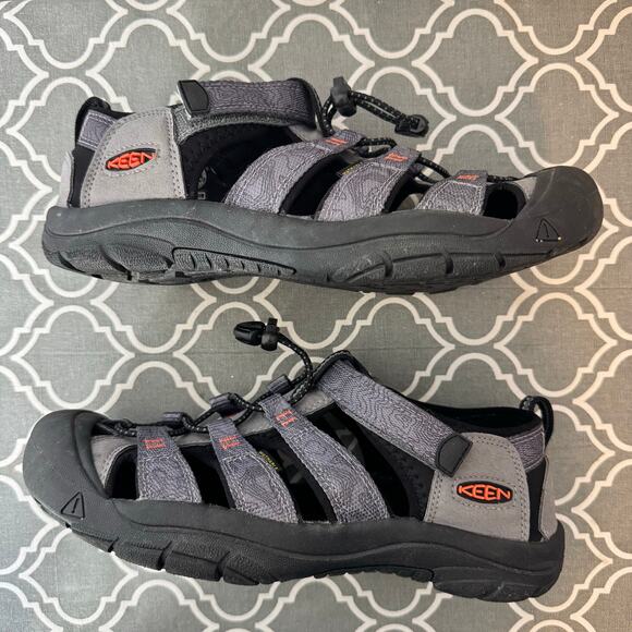KEEN Newport H2 Water Hiking Trail Sandals Men's 6 Womens 7.5 Waterproof Gray - Picture 5 of 12